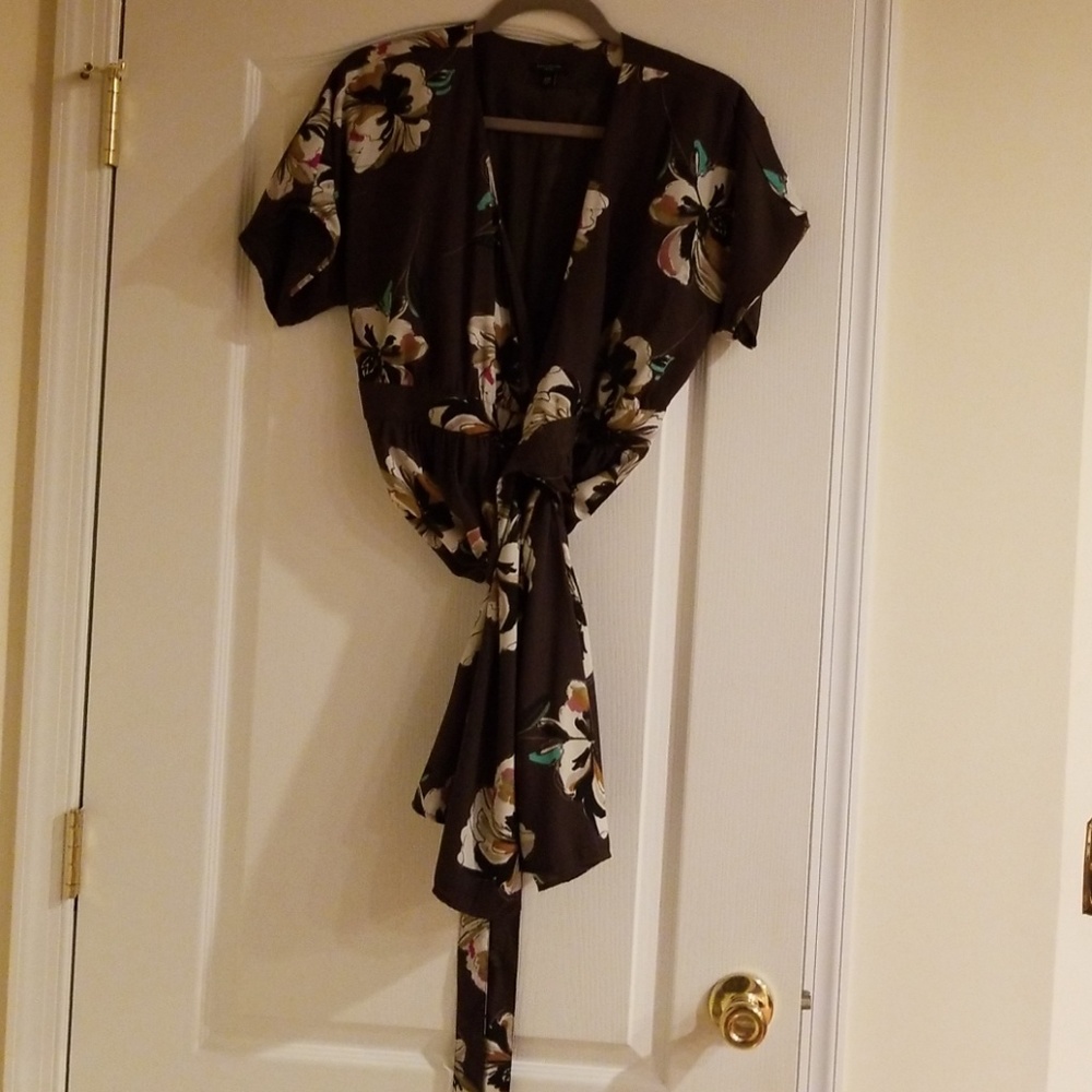 Ann Taylor  Floral Wrap Dress